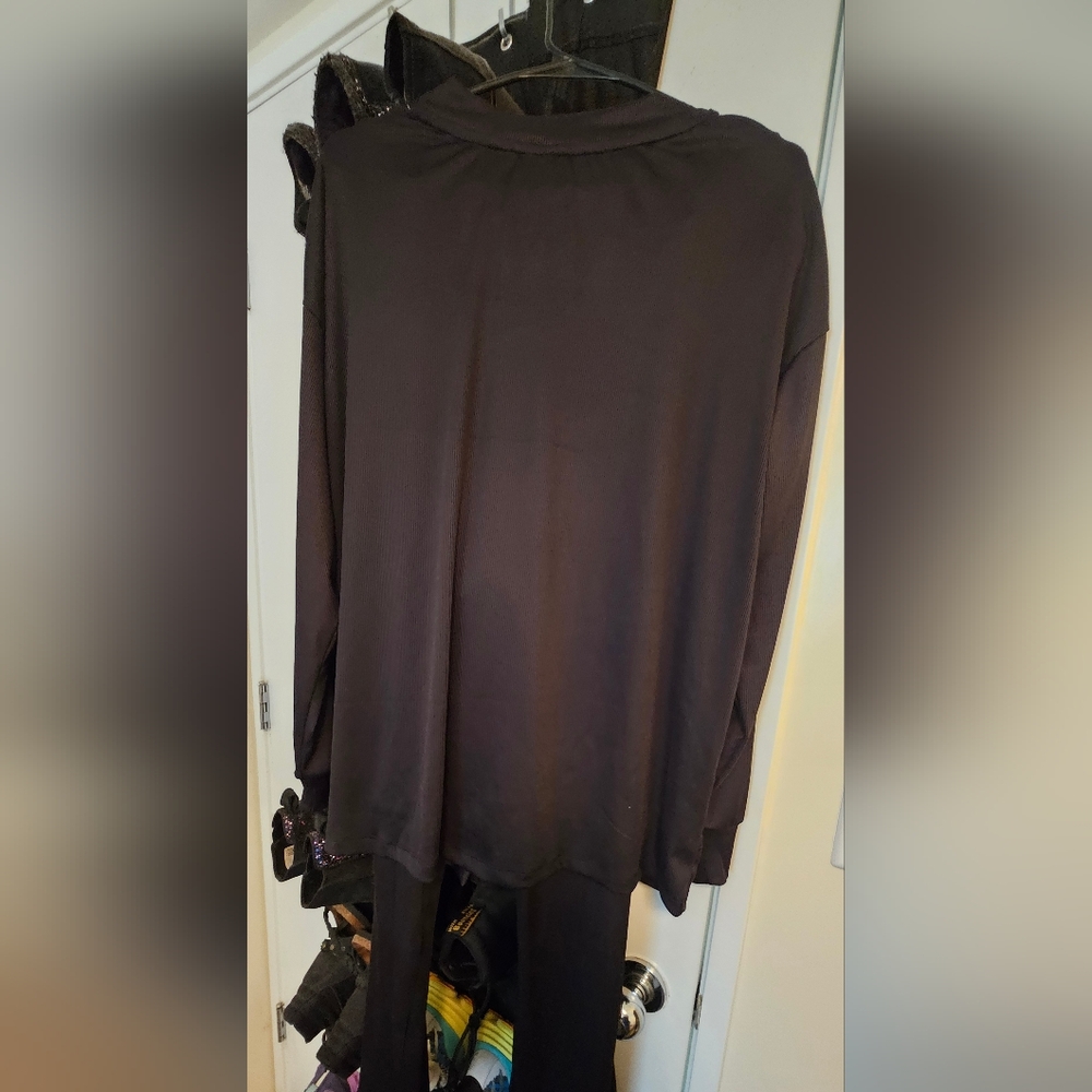 EUC! XL Black Live2Lounge Cardigan 3-piece Set - Picture 3 of 8